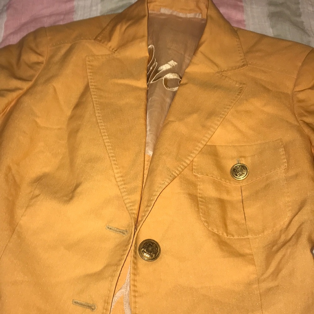 Brioni jacket - color mustard golden button. - Picture 2 of 8